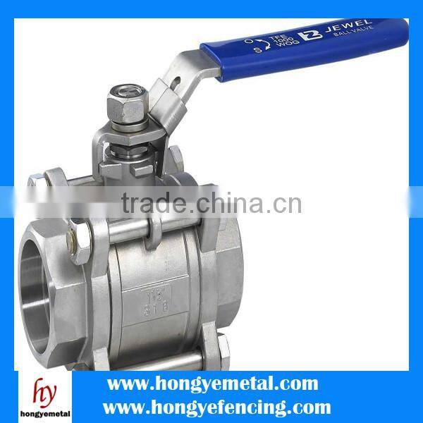 2PC Steel Ball Valve