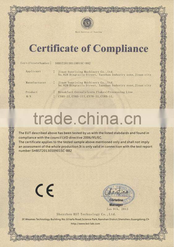 corn snack food machine corn chips processing line