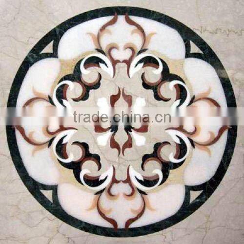 Marble Waterjet Mosaic Pattern DL-WMP-03,luxary indoor decorative stone