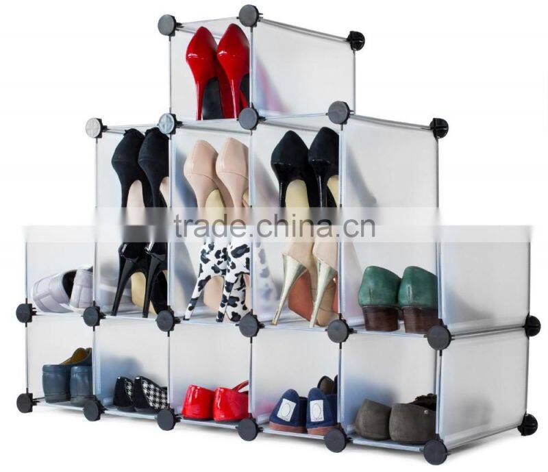 PP DIY Interlocking Shoe Organizer/Rack for 20 Pairs