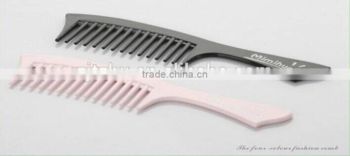 Wholesale Plastic Factory Direct Sell Fashion Mens Plastic Hair Comb 23*4.5cm