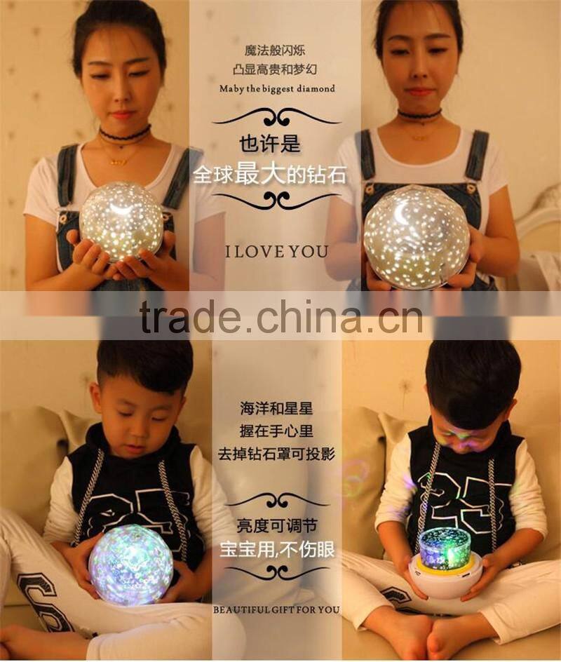 CT-745 Magic Lamp drill Smart Dimming LED Star Light Creative USB Romantic Night Light Projection Nightlight