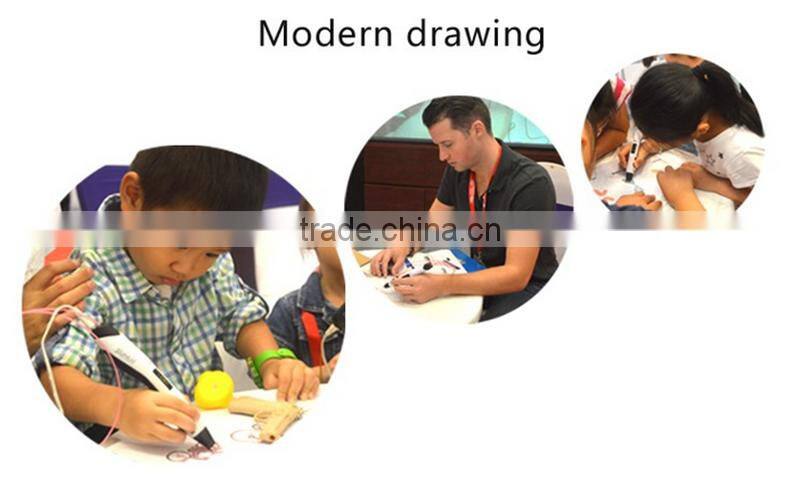 2016 Hotsale Factory price PLA filament 3d printing pen for children diy 3d drawing pen