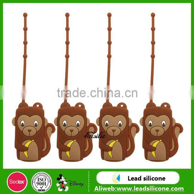Wholesale Lovely Animal Cute Monkey Shape Hand Sanitizer cover