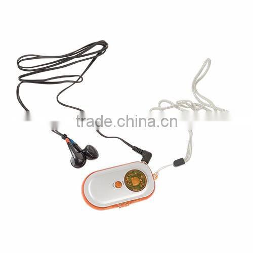 scan FM radio with neck cord Walkman Mini Radio FM autoscan