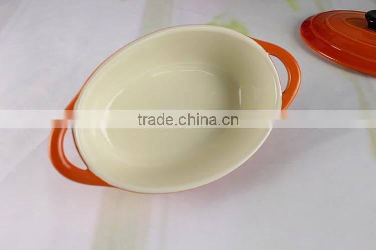 China factory supplier custom design cookware ceramic casserole set