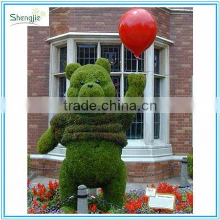 New design of customized artificial topiary topiary frame peacock