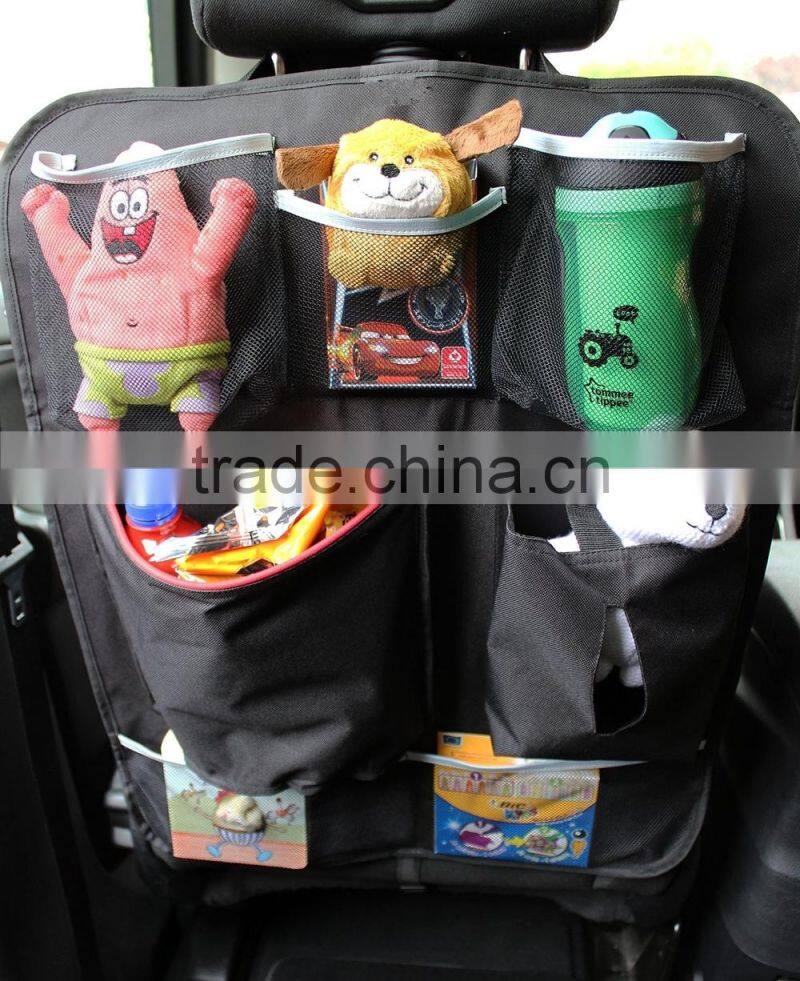 Removable Trash Can Pocket car seat toy organizer
