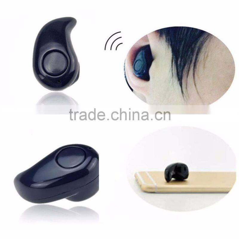 2016 New Products High Quality IN-Ear Hidden MINI Wireless Bluetooth 4.0 Stereo Earphone Headphone S530