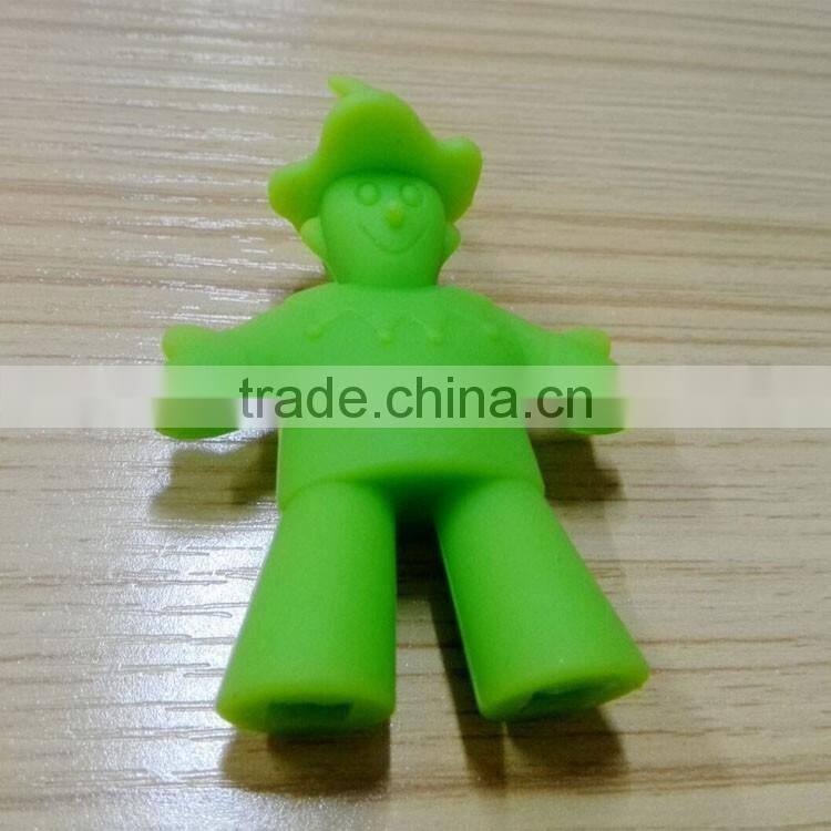 melamine training chopsticks with clown pattern silicone helper for kids