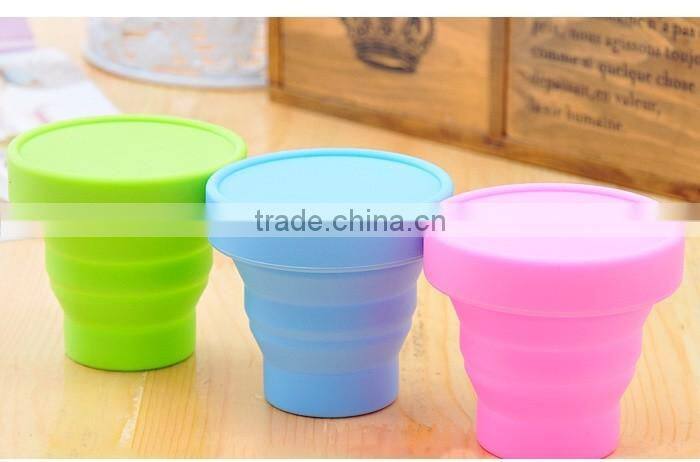 Janpan&Korea fashion portable fold silicone mugs