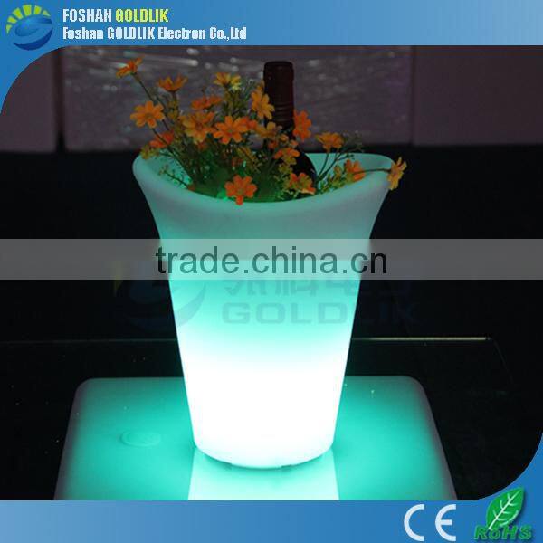 Remote control led flashing ice bucket