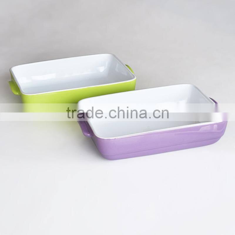 Square Stoneware Fresh Valley Farm Baking Dishes