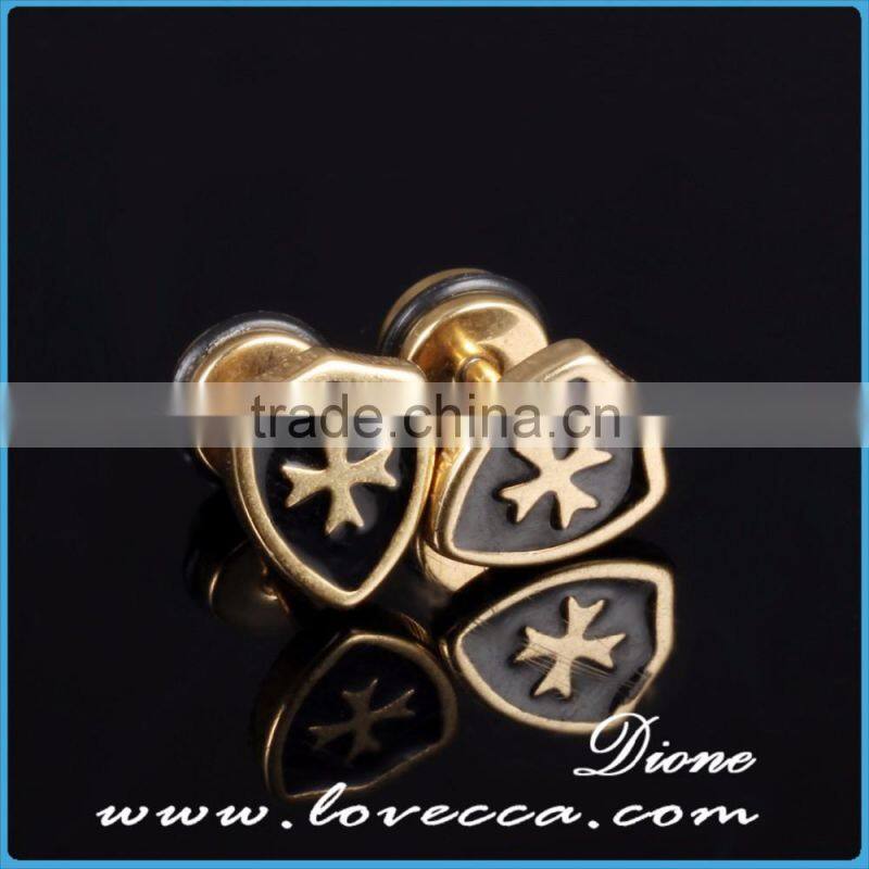 Dumbbell Popular Men Style Fashion 316L Titanium Steel Earrings