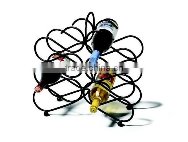 Designed Unique Metal Wine Display Rack