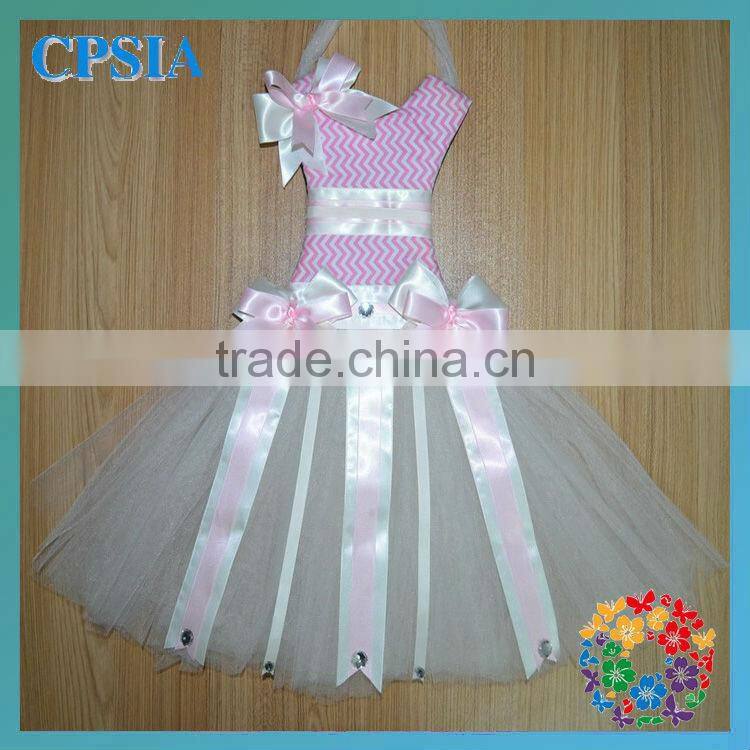 New Stylish tutu bow holder dress of celebration party dress tutu dress for kids