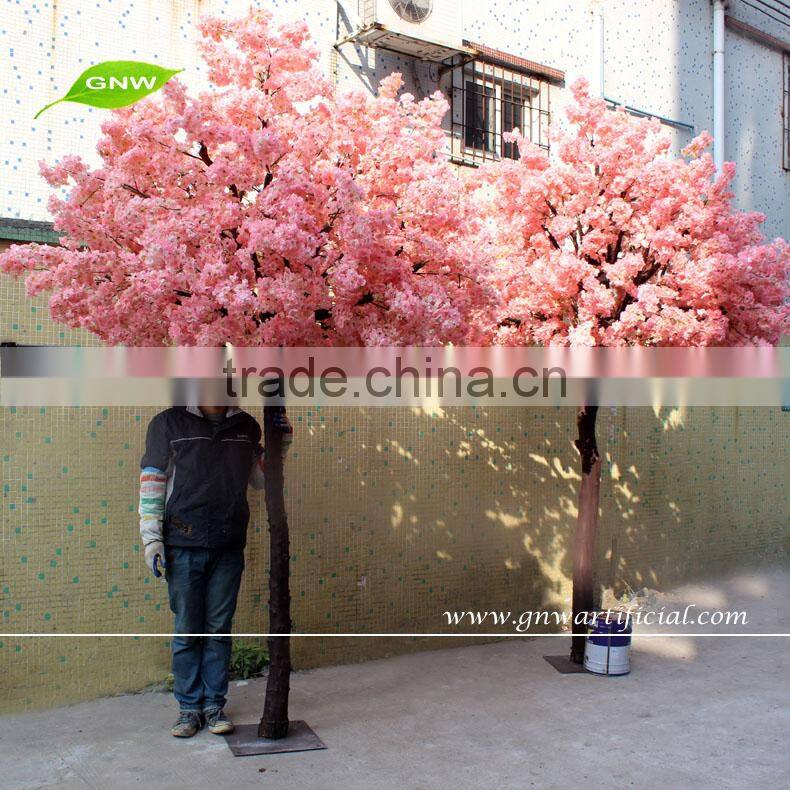 GNW BLS050-2 Pink tall cherry blossom decorative tree for outdoor