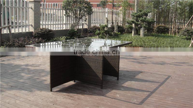 Popular PE Rattan Club Bar Set Outdoor Furniture