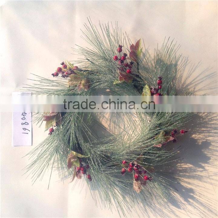China factory supply crafts decorations wicker wreath for christmas market