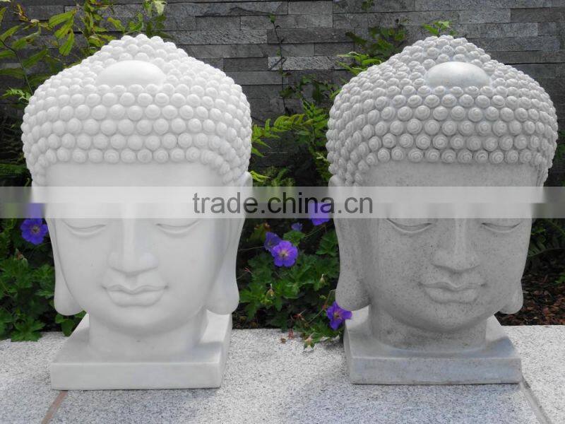 Chinese brand 30% discount white marble buddha head