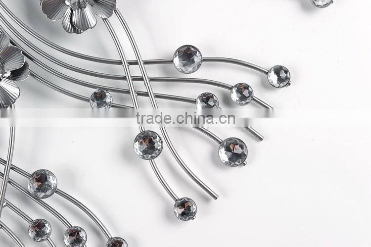 2017 Hot-selling metal decorative digital wall clock China