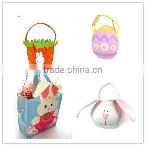 Felt Easter Gift Bag With Rabbit