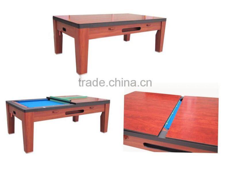 sports table 3-in-1 billiard dinning air hockey tennis pool table for sale