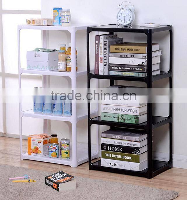 4 layers plastic combination shelves