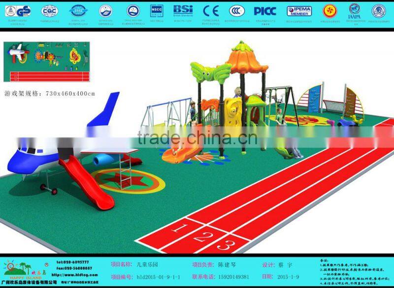 (DD-005 ) Variou color safety rubber floor 30mm outdoor interlocking rubber floor mat