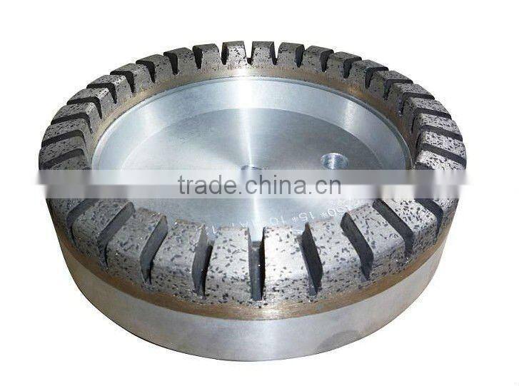 diamond glass wheel of long life , polishing glass wheel