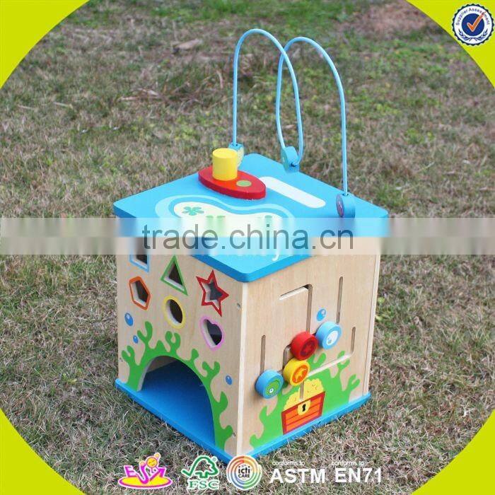 2017 wholesale educational toys wooden bead maze for toddlers W11B134