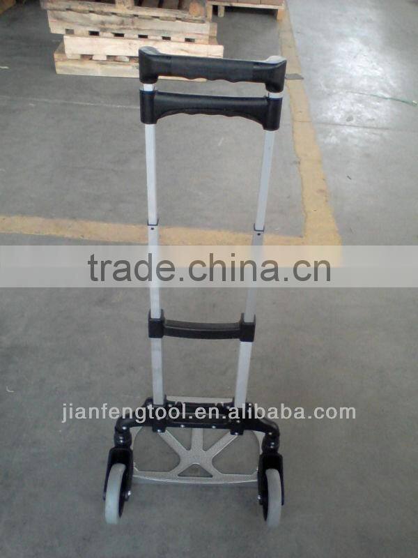 airport mini aluminum portable folding shopping hand cart foldable hand carrier cart ph70kgs
