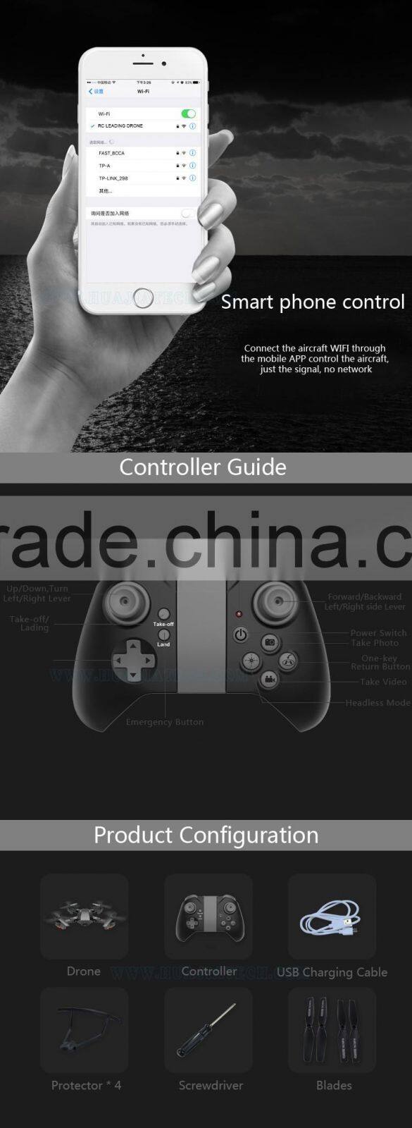 RC Folding Drone New Design with Camera High Resolution