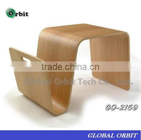 New modern design wood furniture TV stand with DVD storage rack