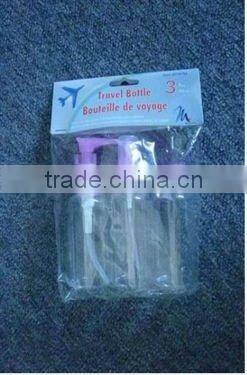 2pcs 100ml PET bottle with ball screw cap/PET travel bottles set/cosmetic bottle