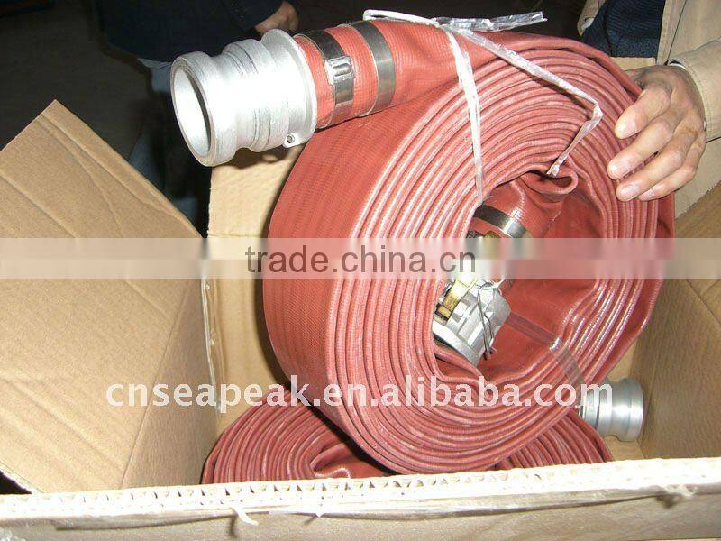 new type high pressure PVC layflat hose for mining
