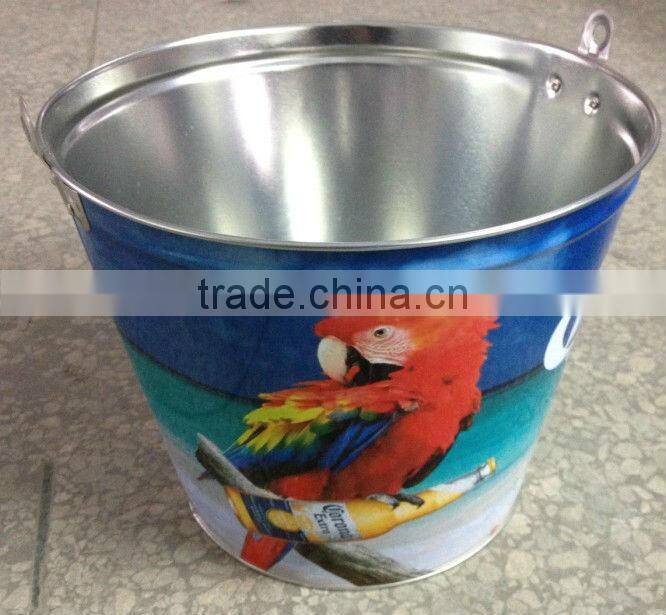 Metal Tin Bucket For Beer Bottles