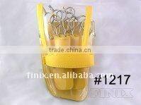 Stylish Yellow Color Leather&Plastic Hair Scissor Bag