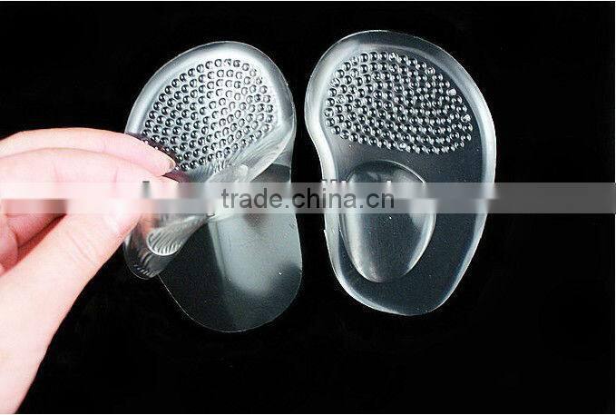 foot pad with arch support /soft half forefoot cushion gel insoles with arch support