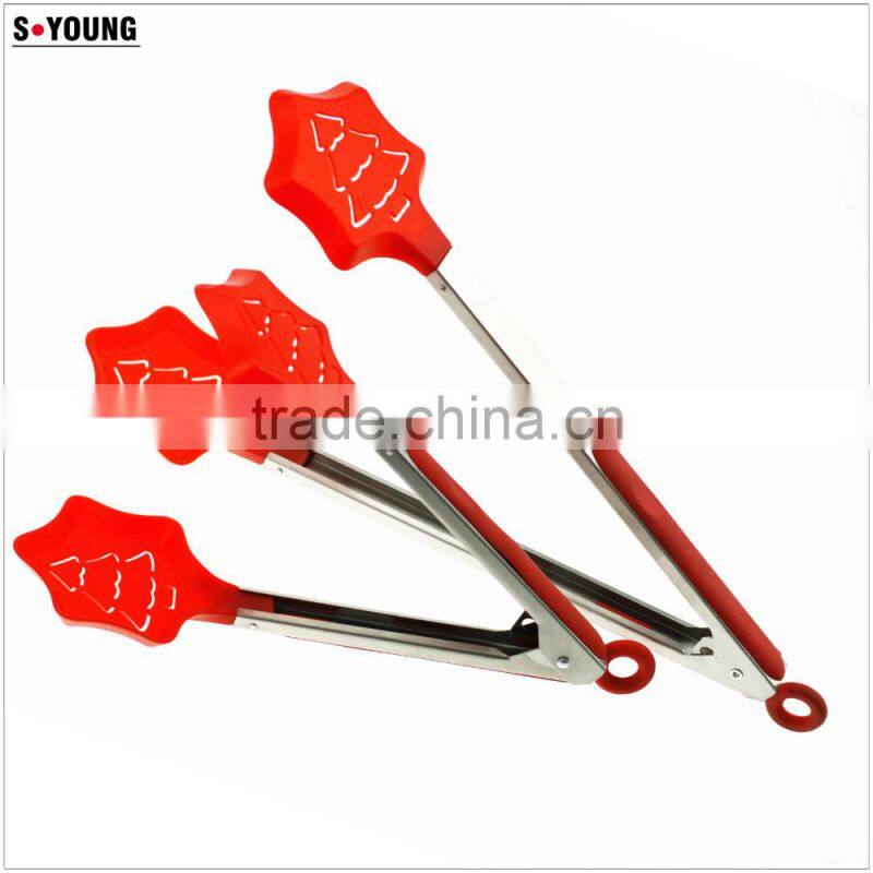 35004 Nylon Kitchen Tongs BBQ Cooking Food salad Tongs
