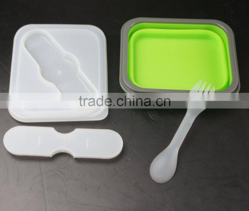 16130 Collapsible Silicone Kids Food Storage box