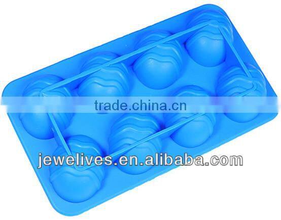 Sedex Approved Factory 100% Food Grade Silicone Egg Shaped Cake Pan