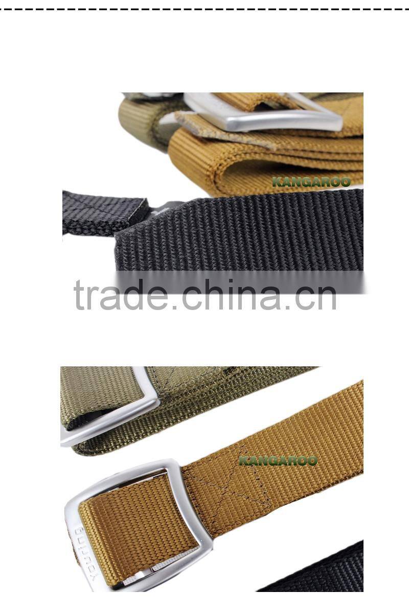 Cheap Safety Army Waist Belt And Buckles With Logo