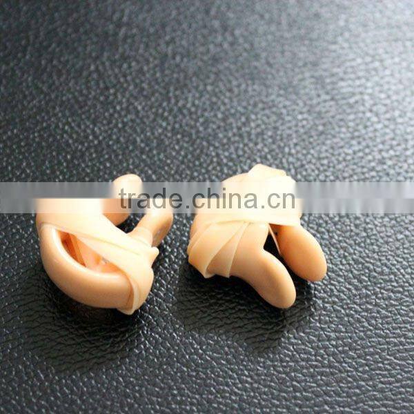 earplug earmuff nose clip set with nose clip packed