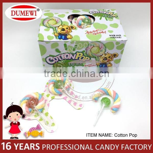 Fruit Lollipop Marshmallow Candy