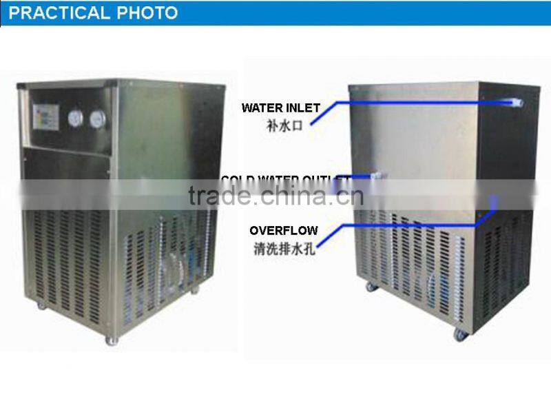 Water Chiller China 100L,Stainless Steel Overflow Safety Water Cooling Chiller