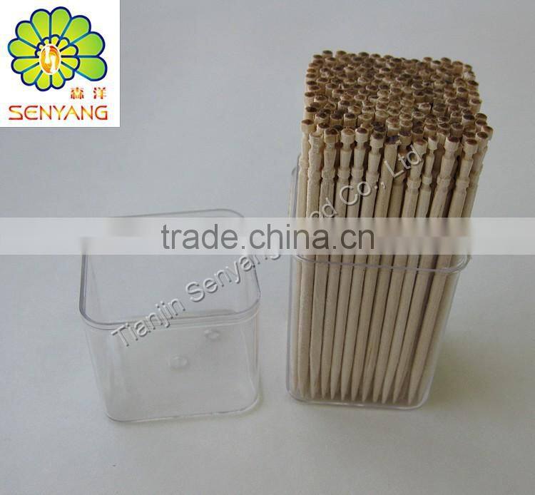 disposable cello wrapped wooden toothpick with plastic