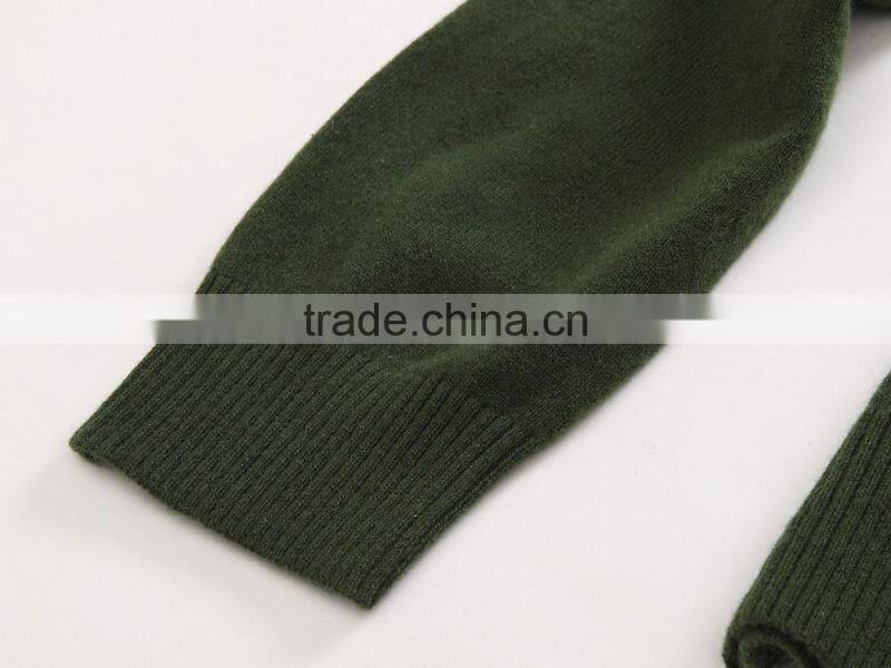 latest design men cashmere /wool knit crew neck pullover sweater