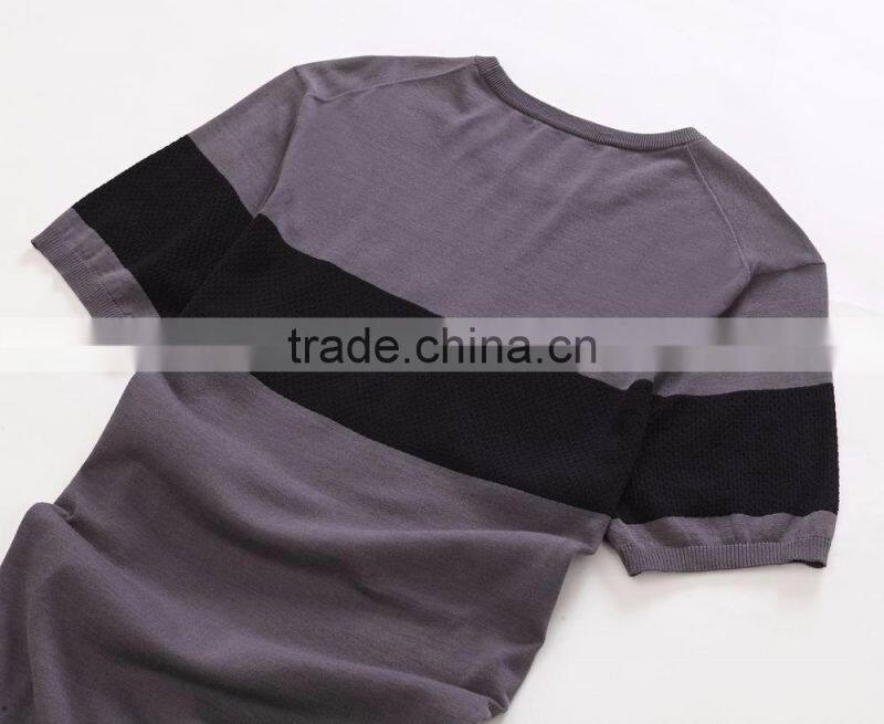 custom brand color combination slim cotton plain t shirt