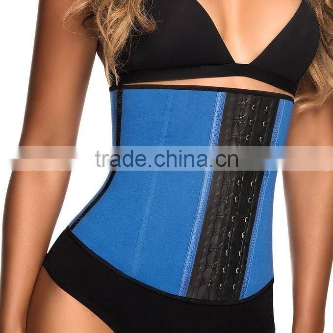 2016 New style 100% Latex woman corset Waist Trainer Manufacturers